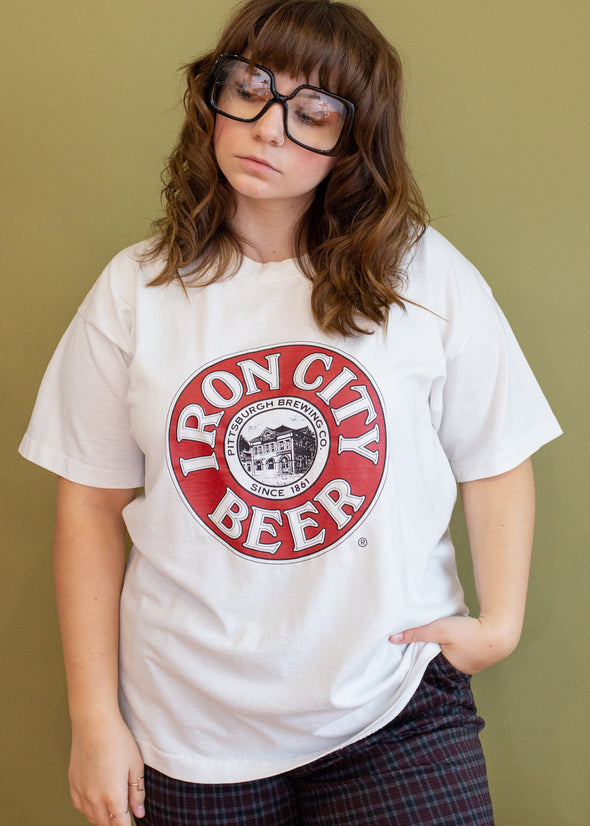 Vintage 90s Iron City Beer Tee