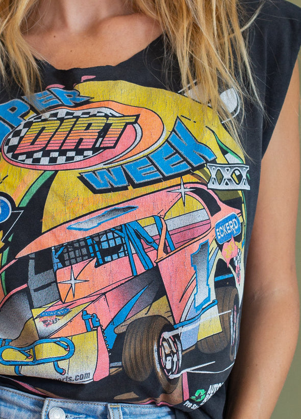 Vintage Faded Dirt Week Racing Tank