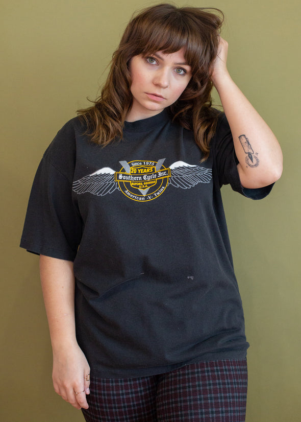 Vintage 90s Southern Cycle Biker Tee
