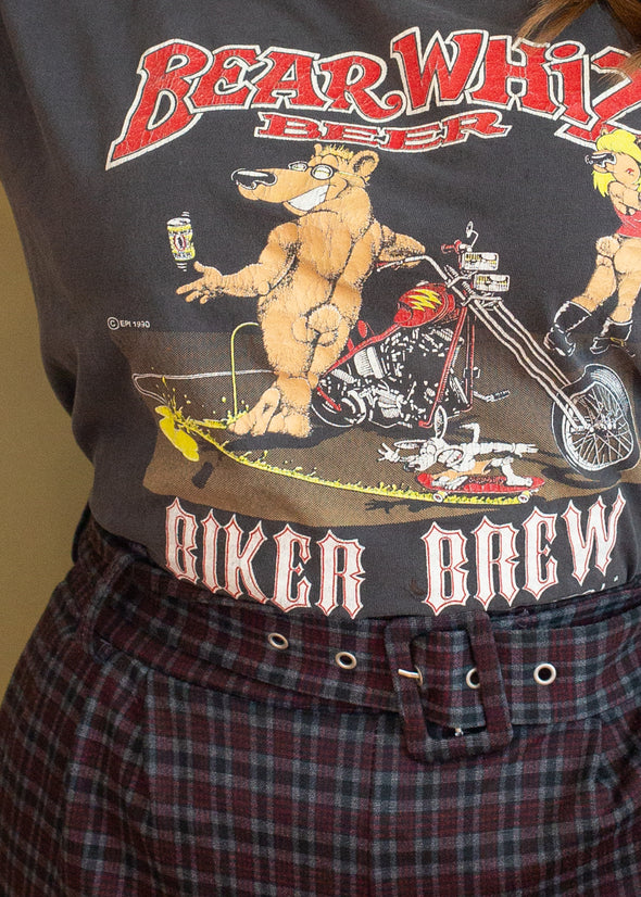 Vintage 90s Grungy Bear Whiz Brew Tee