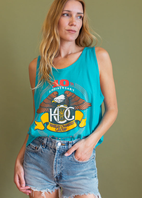 Vintage 1993 HOG 10th Anniversary Tank