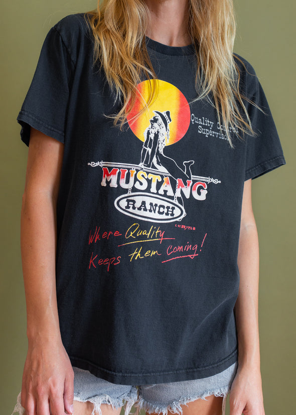 Vintage 1992 Mustang Ranch Tee