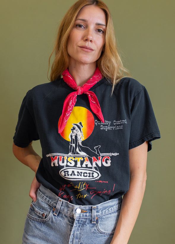 Vintage 1992 Mustang Ranch Tee