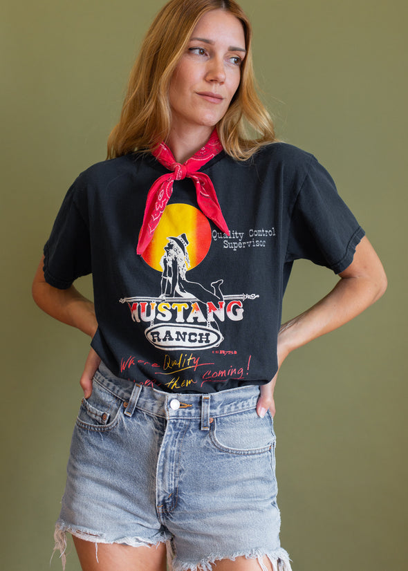 Vintage 1992 Mustang Ranch Tee