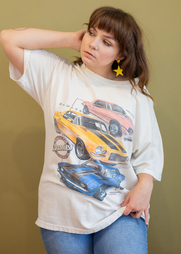 Vintage 90s Faded Muscle Car Tee
