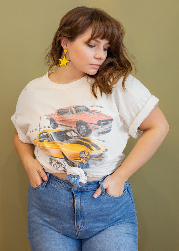 Vintage 90s Faded Muscle Car Tee