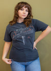 Vintage 90s Grungy Harley Live Free or Die Tee