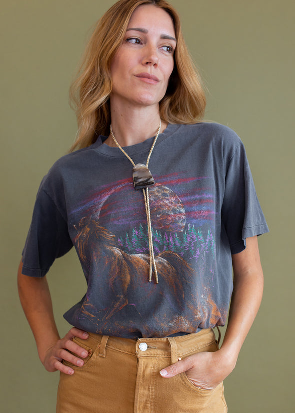 Vintage 90s Faded Horse Tee