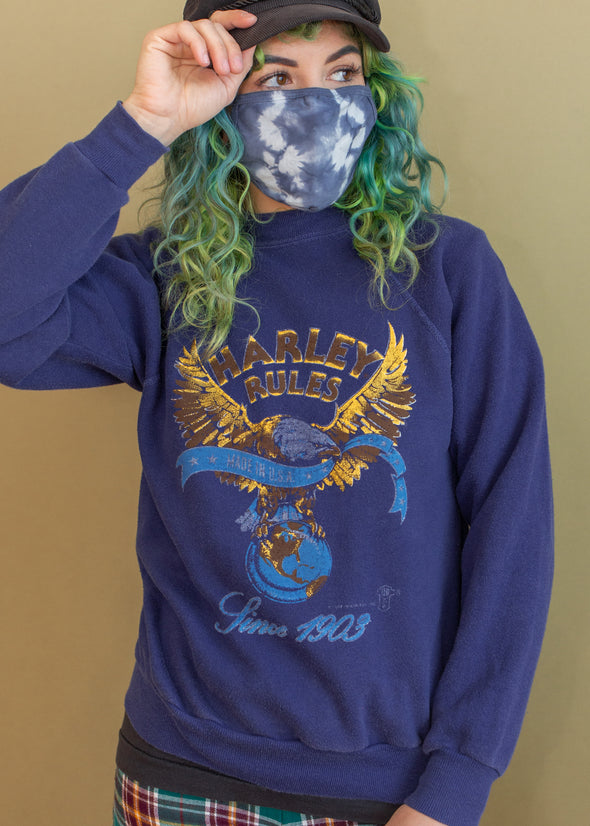Vintage 80s/90s Faded Harley Sweatshirt