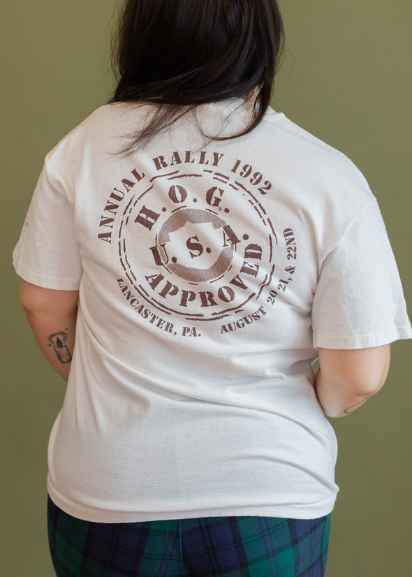 Vintage 1992 Harley Owners Group Tee