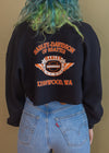 Vintage 90s Cropped Harley Sweatshirt