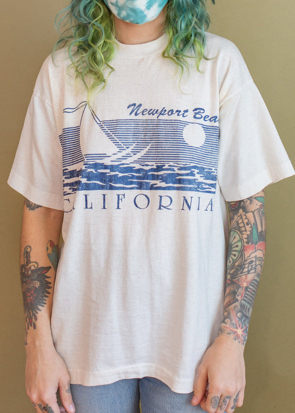 Vintage Thin 90s Newport Beach Tee