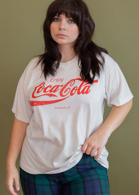 Vintage 90s Grungy Coca Cola Tee
