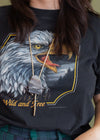 Vintage 90s Wild and Free Eagle Tee