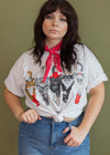 Vintage 90s Cowgirl Cat Tee