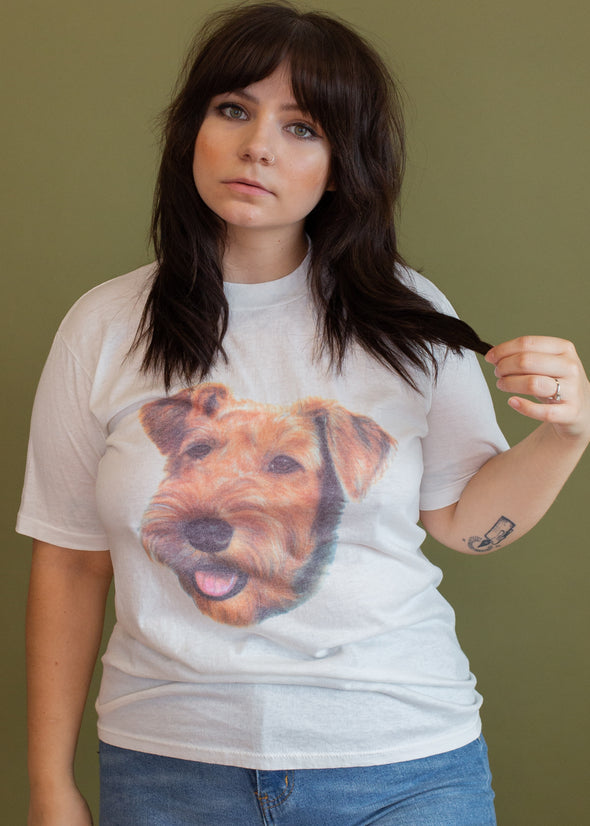 Vintage 80s Faded Terrier Tee