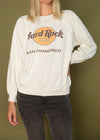 Vintage 90s Hard Rock Cafe San Francisco Crewneck Sweatshirt