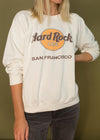 Vintage 90s Hard Rock Cafe San Francisco Crewneck Sweatshirt