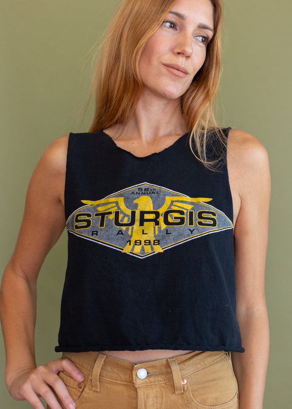 Vintage 1998 Sturgis Cropped Tank