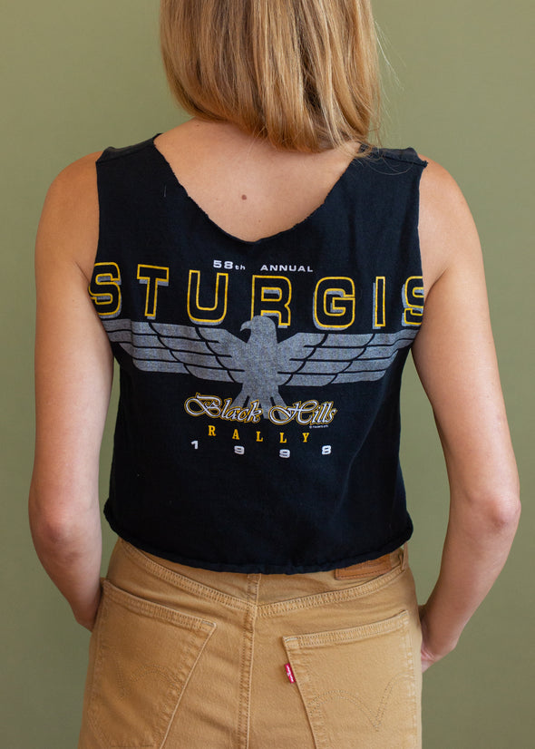 Vintage 1998 Sturgis Cropped Tank