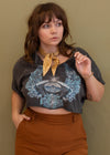 Vintage 90s Cropped Harley Tee
