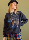 Vintage 90s Majestic Wolf Sweatshirt