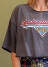 Vintage 90s Harley Cafe Cropped Tee