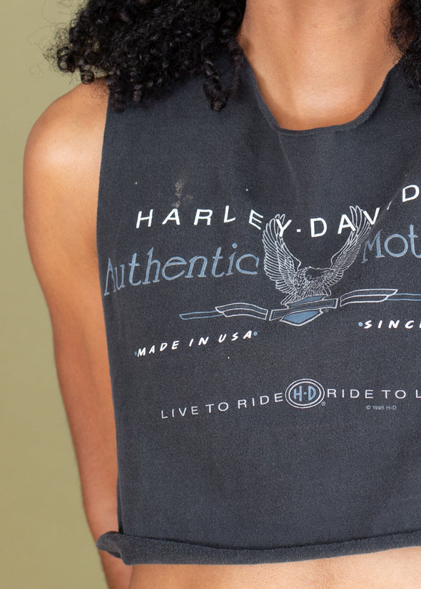 Vintage 90s Harley Cropped Tank