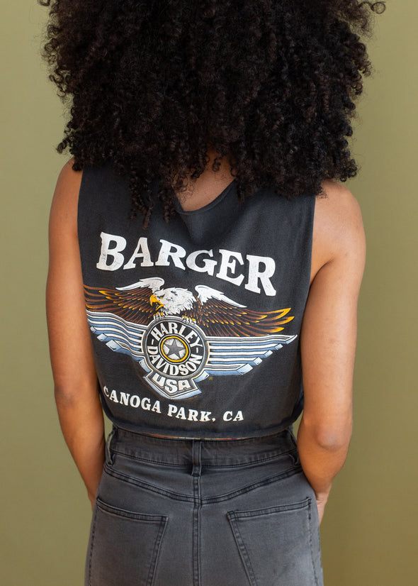 Vintage 90s Harley Cropped Tank