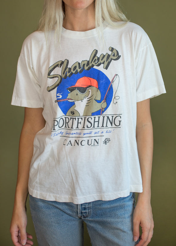 Vintage 90s Cancun Sportfishing Tee