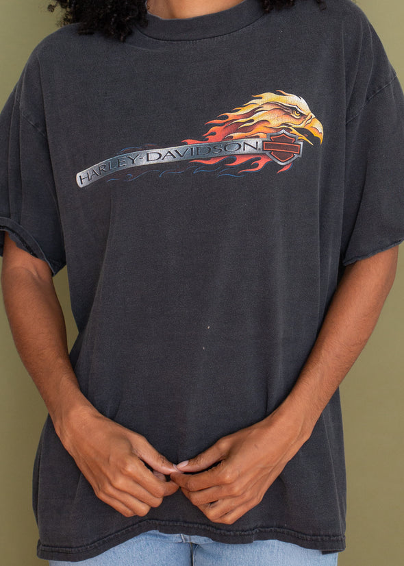 Vintage 90s Harley Flame Tee