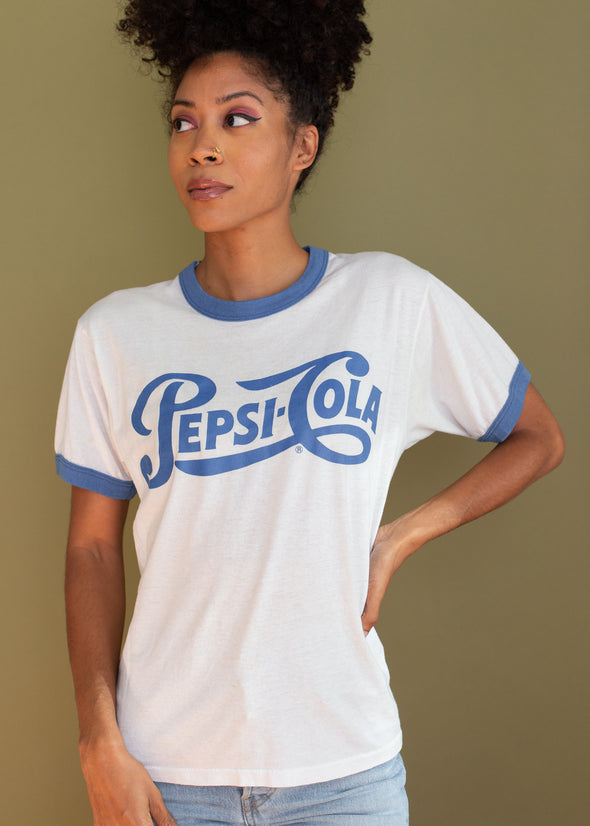 Vintage 1980s Pepsi Ringer Tee