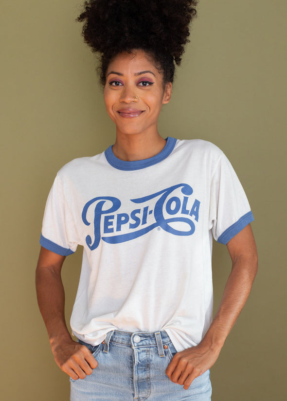 Vintage 1980s Pepsi Ringer Tee