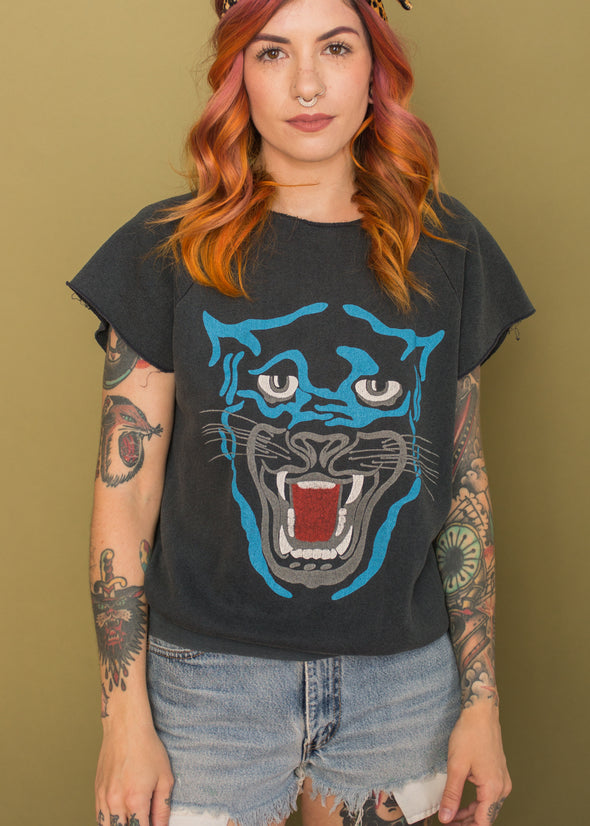 Vintage 90s Wild Cat Pullover