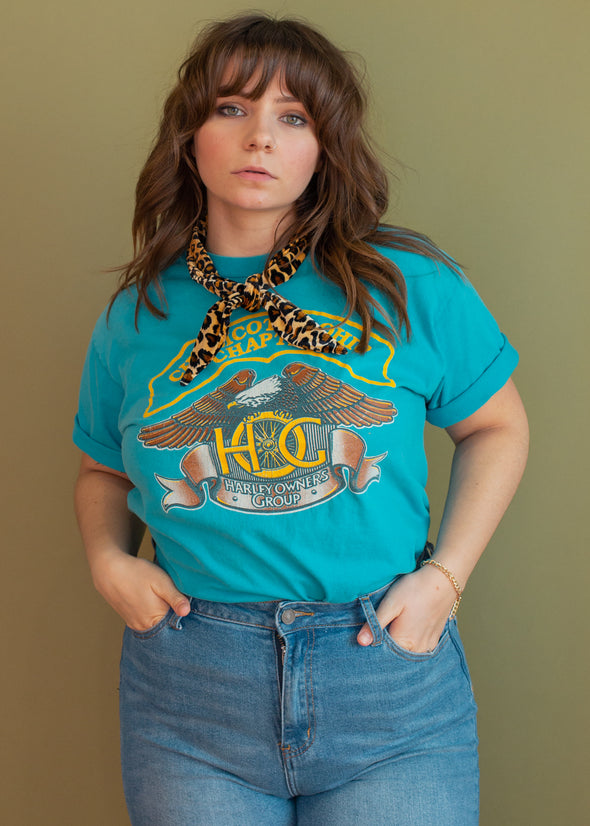 Vintage 90s Harley Owners Group Ohio Tee
