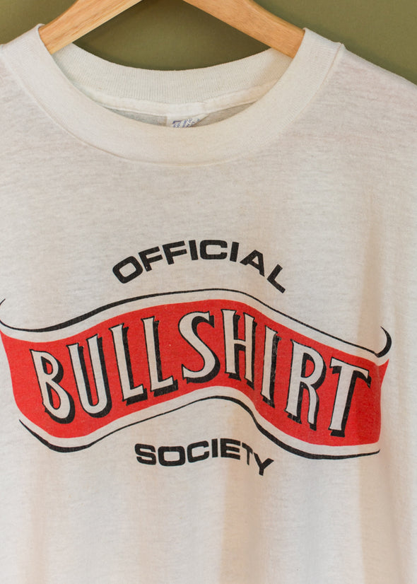 Vintage Official Bullshirt Society Beer Tee