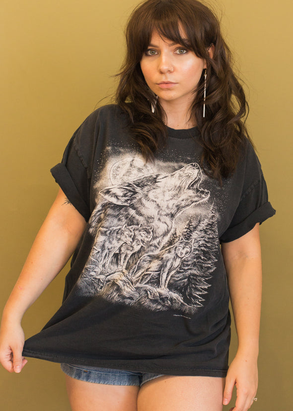 Vintage 90s Wolf Tee