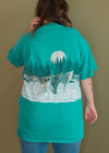 Vintage 90s Wraparound Wolf Tee