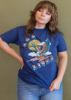 Vintage 80s/90s ASA Lives Eagle Glitter Tee