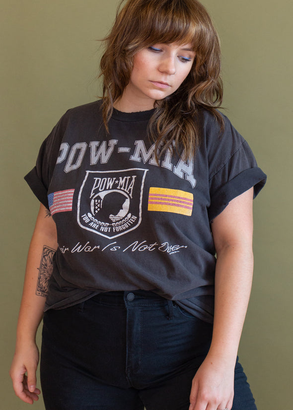 Vintage 1992 POW-MIA Faded Tee