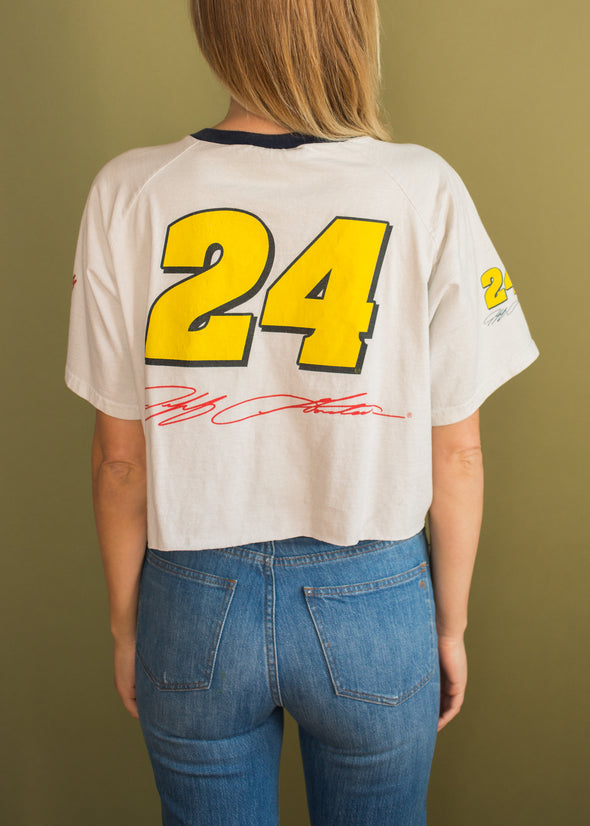 Vintage Jeff Gordon Cropped NASCAR Tee