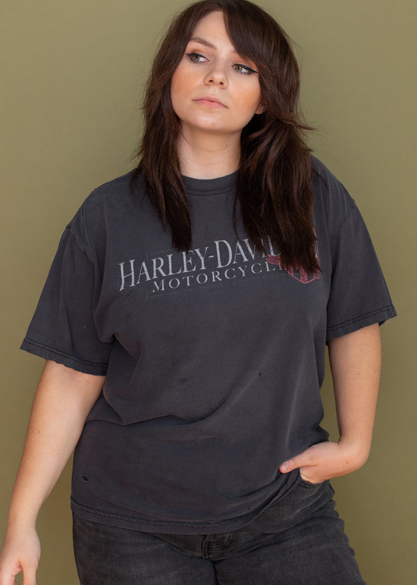 Vintage 90s Faded Harley Live to Ride Tee