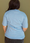 Vintage 1980 Stops at all Bars Glitter Iron On Tee