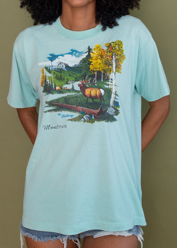 Vintage 90s Montana Elk Tee
