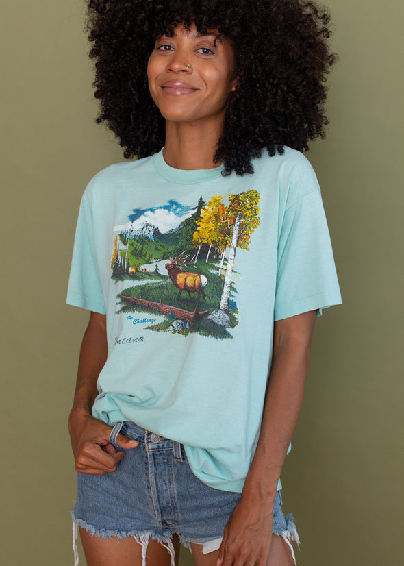 Vintage 90s Montana Elk Tee