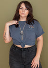 Vintage 1999 Blue Sturgis Pocket Embroidered Tee