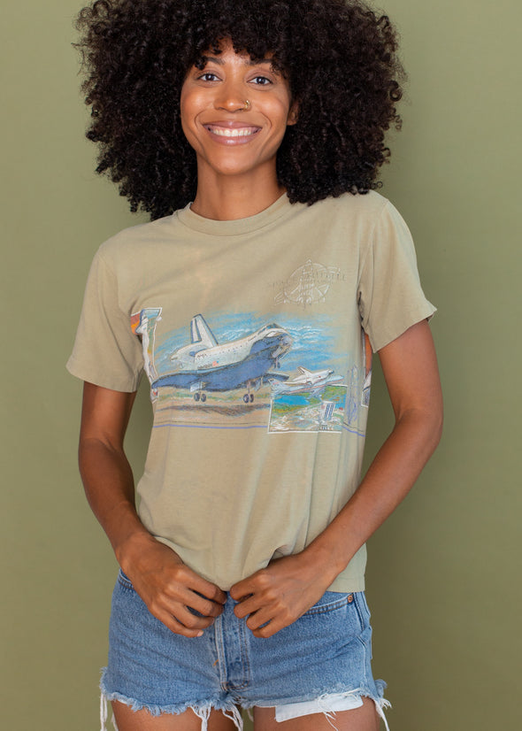 Vintage 90s Grungy Kennedy Space Center Tee