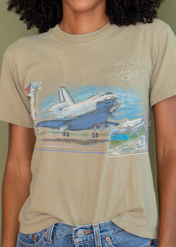 Vintage 90s Grungy Kennedy Space Center Tee