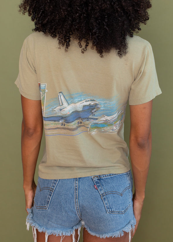 Vintage 90s Grungy Kennedy Space Center Tee