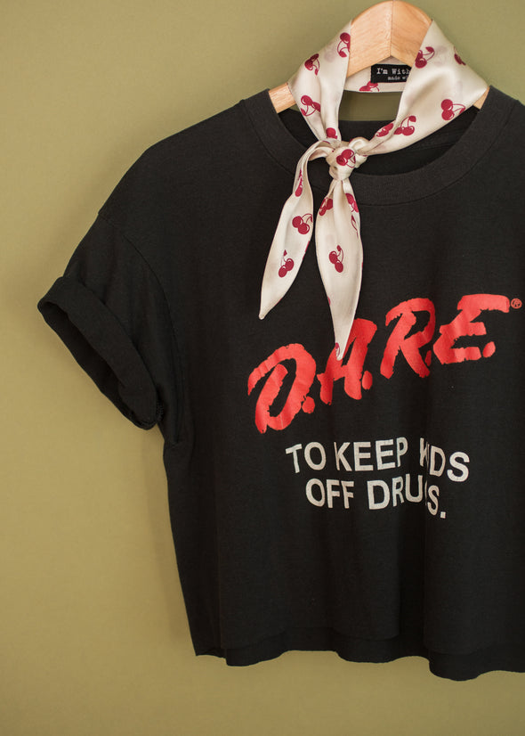 Vintage D.A.R.E. Cropped Tee